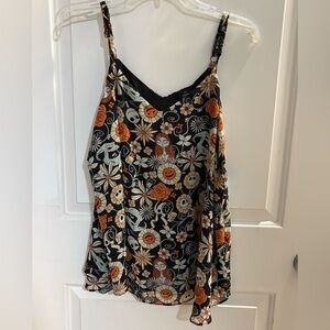 Torrid Black and Orange Nightmare Before Christmas Swing Camisole